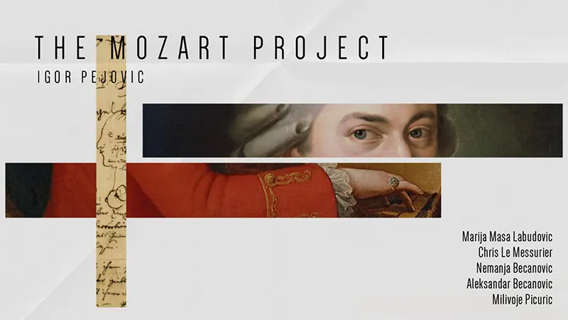 Naslovna grafika radio-drame The Mozart Project